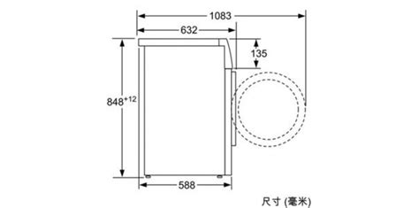 滚筒洗衣机尺寸长宽高(滚筒洗衣机尺寸长宽高表格)缩略图