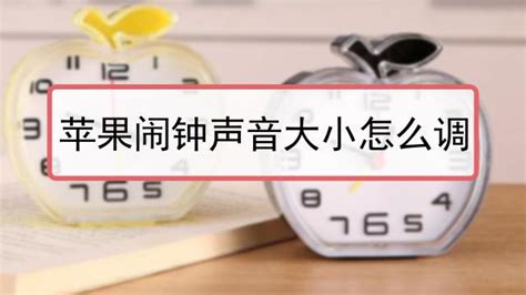 闹钟声音大小在哪里设置苹果(闹钟声音大小在哪里设置苹果12)缩略图