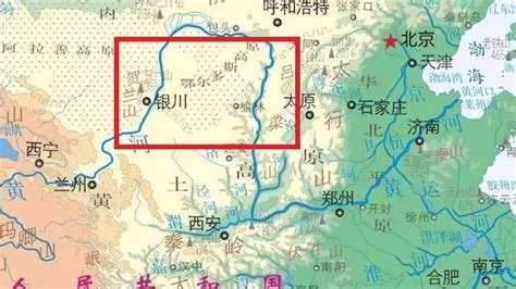 河套地区地图(黄河河套地区地图)缩略图