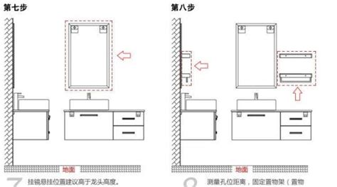 浴室柜安装高度标准尺寸,浴室柜安装高度标准尺寸多少缩略图